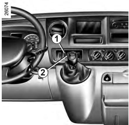 RENAULT MASTER 3 FOURGON 2007 - RÉGULATEUR-LIMITEUR DE VITESSE : fonction limiteur (suite) - 1