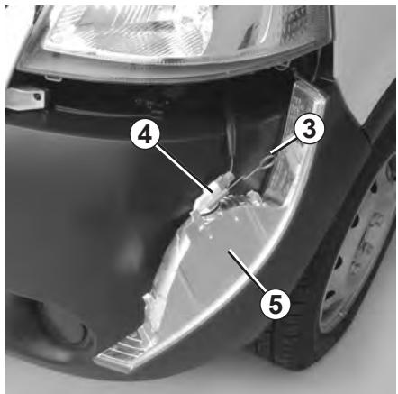RENAULT MASTER 3 FOURGON 2007 - PROJECTEURS AVANT/FEUX LATERAUX : remplacement des lampes - 1