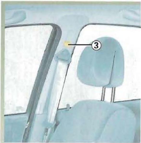 RENAULT MEGANE 1 - CEINTURES DE SECURITE (suite) - 1