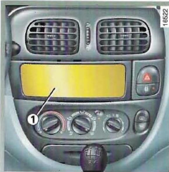 RENAULT MEGANE 1 - PRÉÉQUIPEMENT RADIO - 1