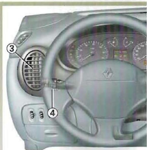 RENAULT MEGANE 1 - AERATEURS - 4