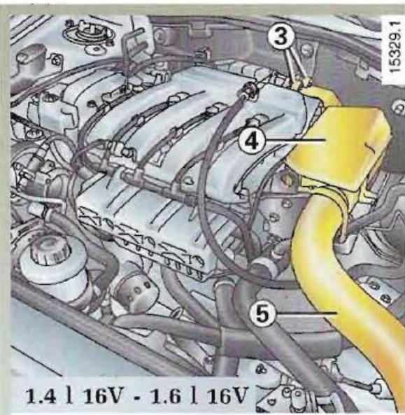RENAULT MEGANE 1 - FILTRES A AIR (replacement de l'objet filtrant) - 2