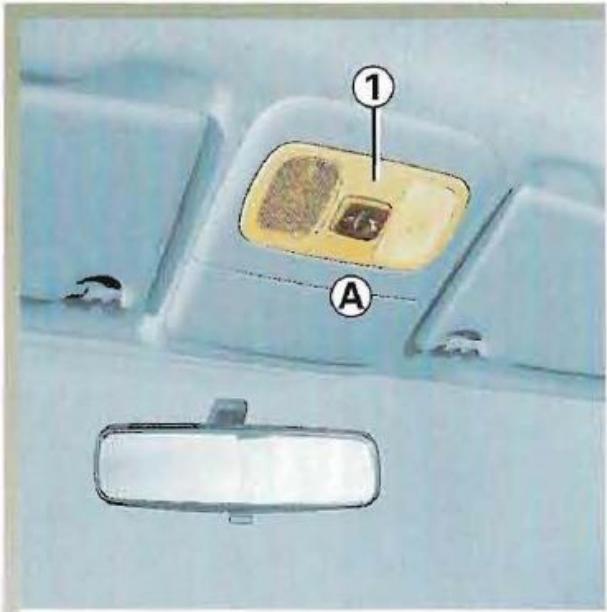 RENAULT MEGANE 1 - ECLAIRAGE INTERIEUR : remplacement des lampes - 1