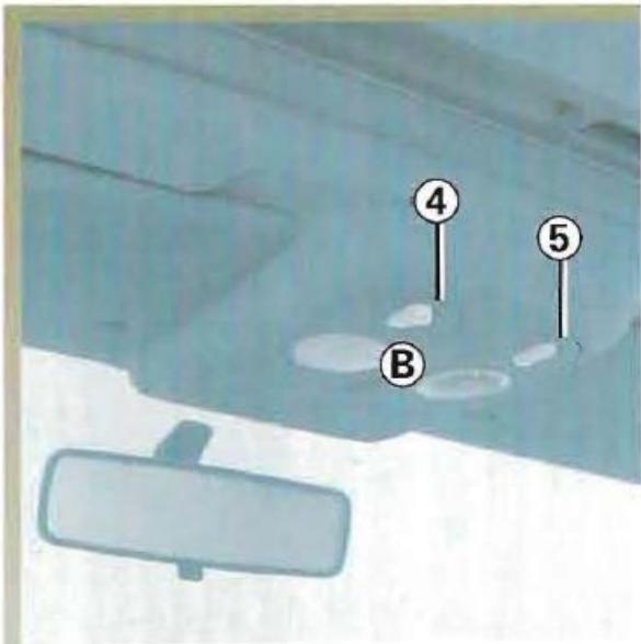 RENAULT MEGANE 1 - ÉCLAIRAGE INTÉRIEUR : remplacement des lampes (suite) - 1