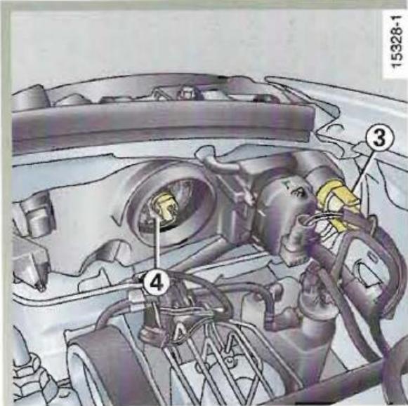 RENAULT MEGANE 1 - Feux de route / de croissement - 1