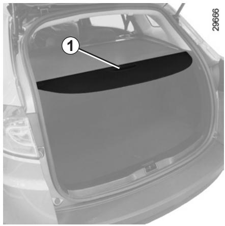 RENAULT MEGANE 3 2010 - CACHE-BAGAGES : versions break (1/2) - 1