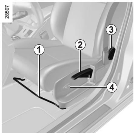 RENAULT MEGANE 3 2010 - SIÉGES AVANT À COMMANDES MANUELLES (1/2) - 1