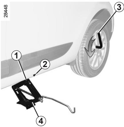 RENAULT MEGANE 3 2010 - CHANGEMENT DE ROUE (1/2) - 1