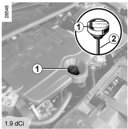 RENAULT MEGANE 3 2010 - NIVEAU HUILME MOTEUR: appoint, replissage (2/2)/VIDANGE MOTEUR - 3