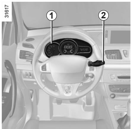 RENAULT MEGANE 3 2010 - AFFICHEURS ET INDICATEURS (1/2) - 1