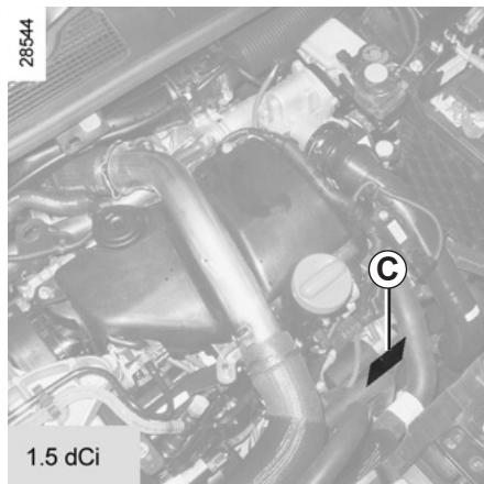 RENAULT MEGANE 3 CC - PLAQUES D'IDENTIFICATION MOTEUR (1/2) - 4