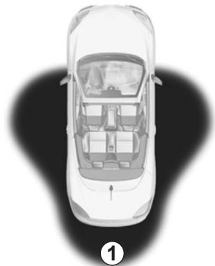 RENAULT MEGANE 3 CC - CARTE RENAULT « MAINS LIBRES » : utilisation (1/3) - 1