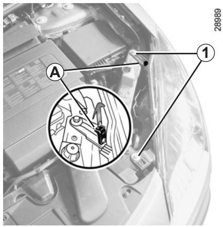 RENAULT MEGANE 3 CC - PROJECTEURS AVANT : remplacement des lampes (1/2) - 1