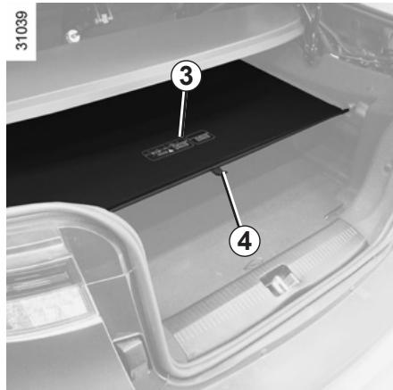 RENAULT MEGANE 3 CC - Rangement sous tapis 2 - 1
