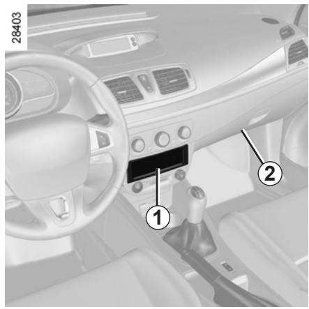 RENAULT MEGANE 3 CC - Utilisation du téléphone - 1