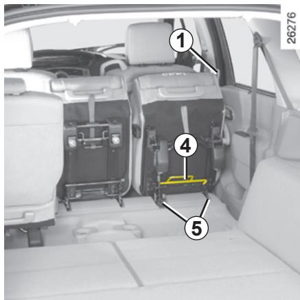 RENAULT SCENIC 2 2006 - Pour remettre un siège latéral en place - 3