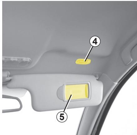 RENAULT SCENIC 2 2006 - Miroirs de courtoisie 2 non éclairants - 1