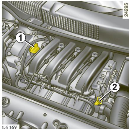 RENAULT SCENIC 2 2006 - Dépassement du niveau maximum d'huile moteur - 2