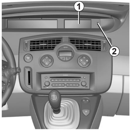 RENAULT SCENIC 2 2006 - HEURE Et temperature extériéture - 1