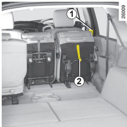 RENAULT SCENIC 2 2006 - Recentrage des sièges arrêtés latéraux - 2