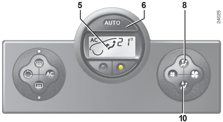 RENAULT SCENIC 2 2008 - AIR CONDITIONNÉ AUTOMATIQUE (suite) - 1