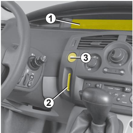 RENAULT SCENIC 2 2008 - DÉMARRAGE MOTEUR (suite)/ARRÊT MOTEUR - 1