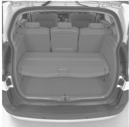 RENAULT SCENIC 2 2008 - Tablette arrière - 1