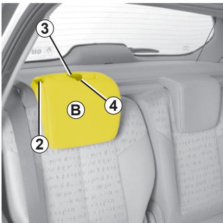 RENAULT SCENIC 2 2008 - APPUIS-TÊTE CONVERTIBLE ENFANT (suite) - 1