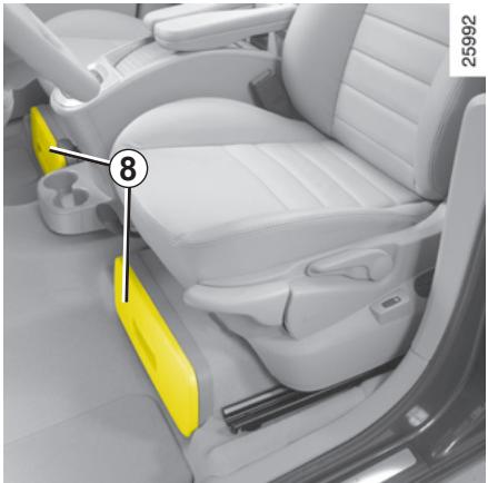 RENAULT SCENIC 2 2008 - RANGEMENTS / AMÉNAGEMENTS DE L'HABITACLE (suite) - 1