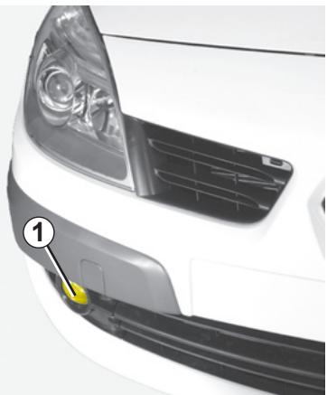 RENAULT SCENIC 2 2008 - PROJECTEURS AVANT : feux de brouillard avant/additionnels - 1