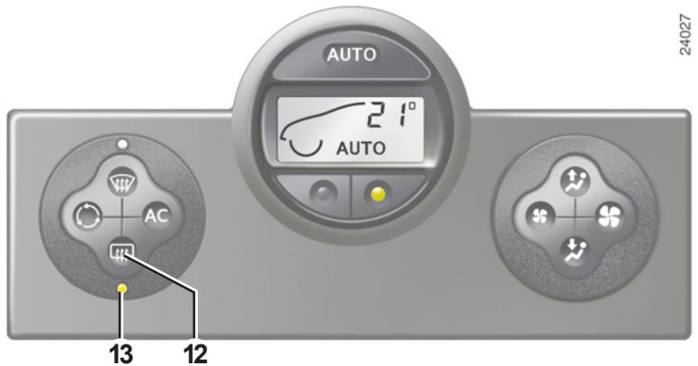 RENAULT SCENIC 2 2008 - AIR CONDITIONNÉ AUTOMATIQUE (suite) - 1