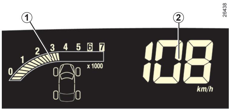 RENAULT SCENIC 2 2008 - TABLEAU DE BORD : témoins lumineux (suite) - 5