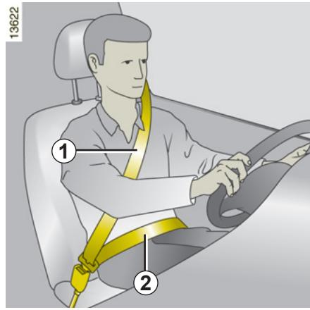RENAULT SCENIC 2 2008 - Réglage de la position de conduite - 1