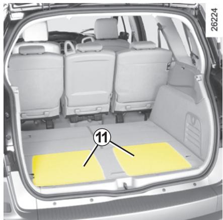 RENAULT SCENIC 2 2008 - Trappes de rangement 10 - 1