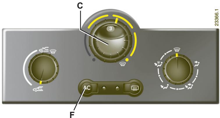 RENAULT SCENIC 2 2008 - L'utilisation de l'air conditionné permet : - 1