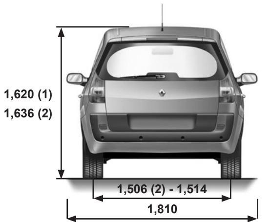 RENAULT SCENIC 2 2008 - PLAQUES D'IDENTIFICATION (suite) - 8
