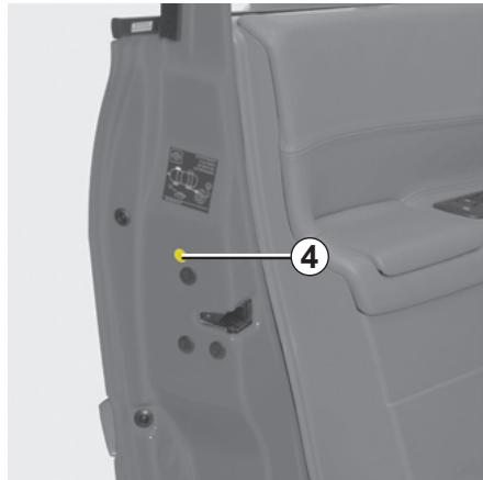RENAULT SCENIC 2 2008 - Utilisation de la clé de secours indépendante 3 - 1