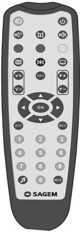 SAGEM ITD 65 - 2-3-2 Utilisation de la télécommande - 1