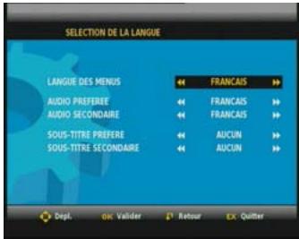 SAGEM ITD 65 - 6-1 Selection de la LANGUE - 3