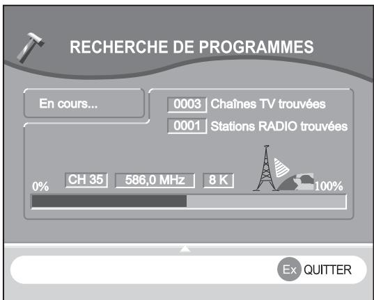 SAGEM AXIUM DLP D 50 - Recherche de programmes - 1