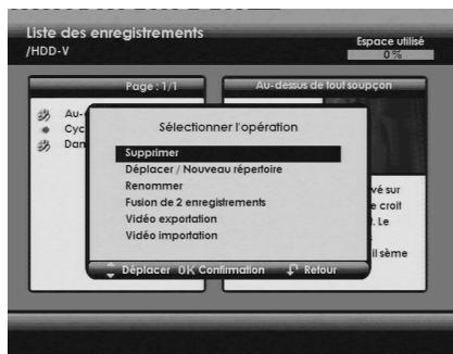 SAGEM DTR 6480T FR - Sélectionner plusieurs enregistrements - 1