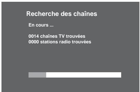 SAGEM DTR94160S HD - 6-1-2-3 Recherche des chaînes - 1