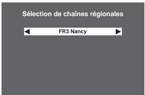 SAGEM DTR94160S HD - Choix du service régional de France 3 - 1