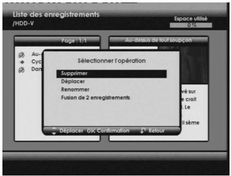 SAGEM DTR94160S HD - Sélectionner plusieurs enregistrements - 1
