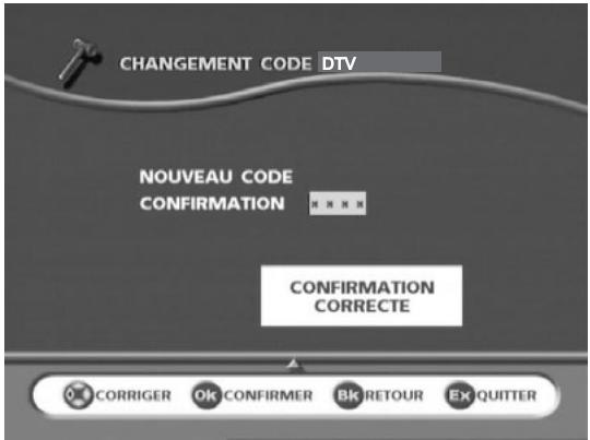SAGEM HD-D45S G4 - Changement du code - 4