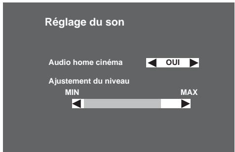 SAGEM ITAD94 HD TNTOP - Réglage du son - 1