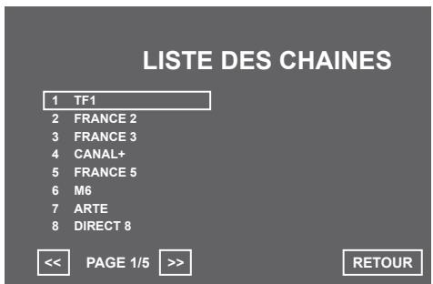SAGEM ITD81 HD FR - Installation des chaînes de la TNT - 2