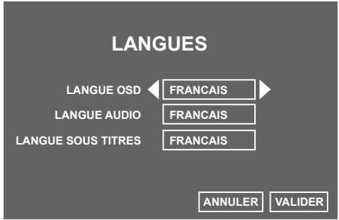 SAGEM ITD81 HD FR - Choix de la langue - 2