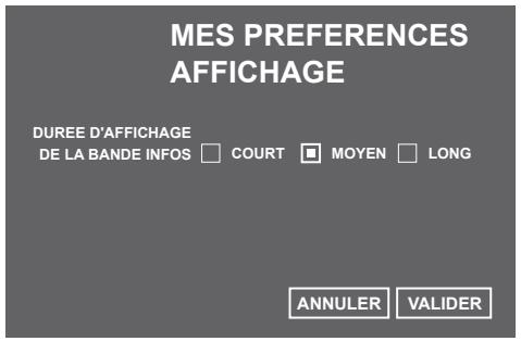 SAGEM ITD81 HD FR - Préférences utilisateur - 1