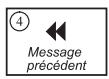 SAGEM PHONEFAX 2690 SMS - Pendant l'écoute : - 1